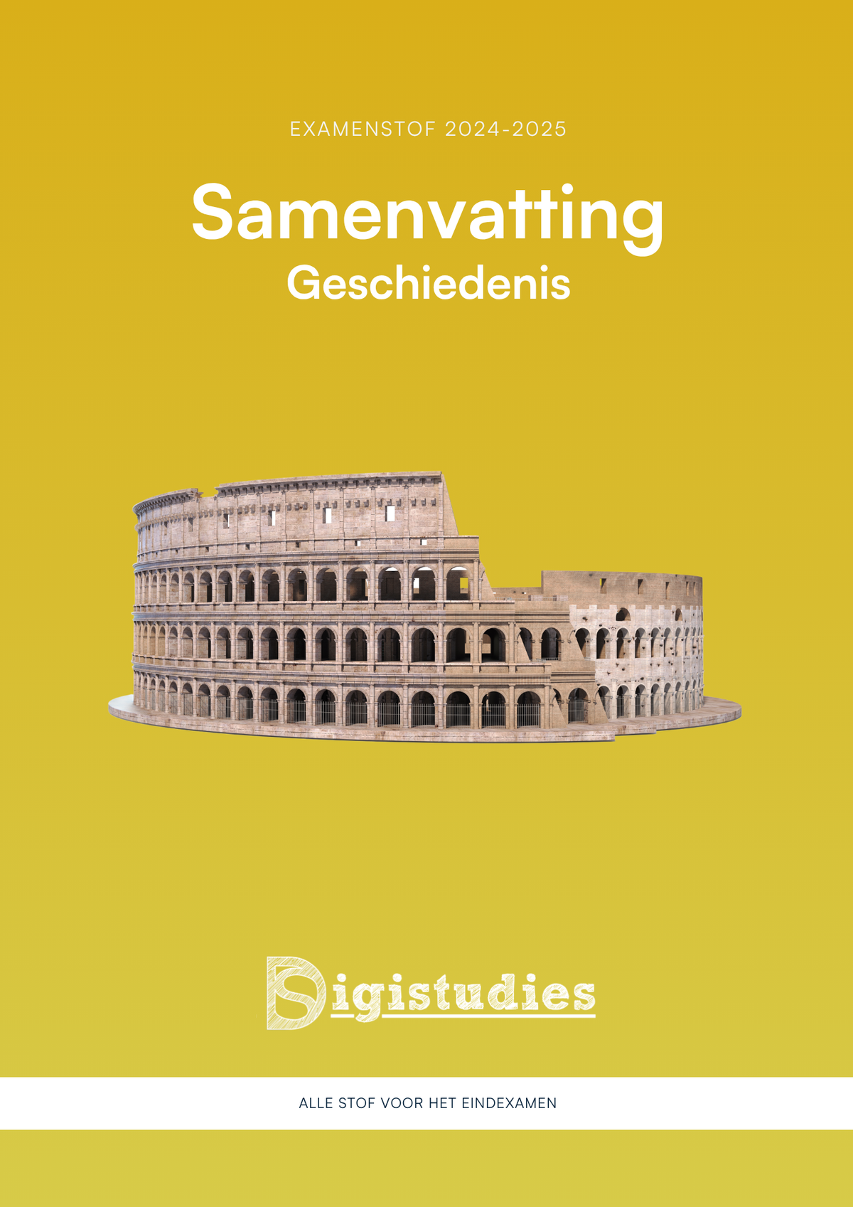 Omslag samenvatting Geschiedenis