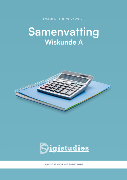 Omslag samenvatting Wiskunde A